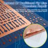 Lamina de cobre Wozniak IC-08A reparacion de pads sin jumper wire traceless repair