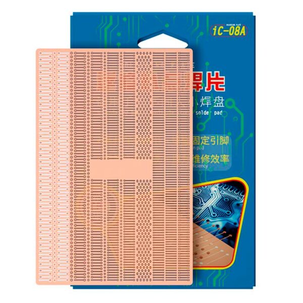 Lamina cobre IC-08A Wozniak empaque reparacion pads y pistas PCB microsoldadura