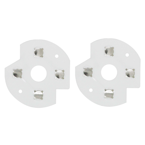 Membrana pulsadores D-PAD Xbox One Series blanco con domos metalicos
