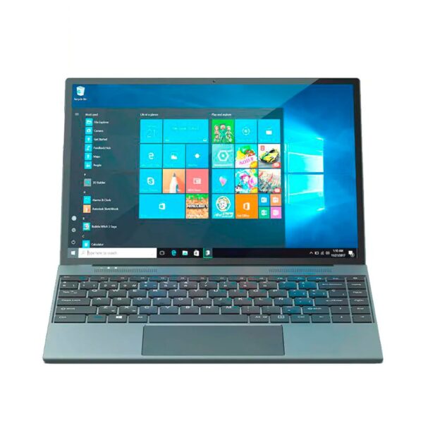 Repuestos Notebook Gear Geranium 14" S142S - 1 Notebook Gear Geranium 14 pulgadas abierto con pantalla, teclado y touchpad