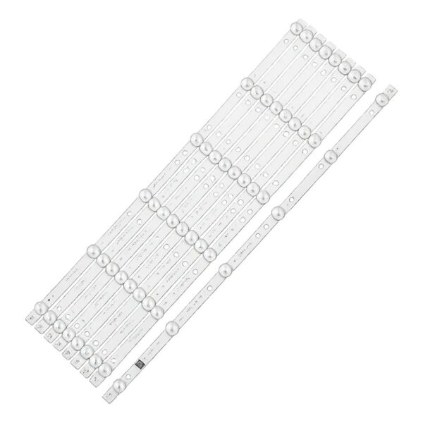 Set 9 tiras LED backlight TV AOC 49 LE49F1761 LE49K51S KB-6160 E465853