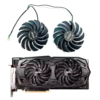 Ventiladores MSI Armor RX 5600 XT PLD10010S12HH AMD Fanes - 3 Ventiladores de repuesto MSI Armor instalados en referencia de tarjeta grafica AMD