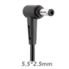 Cargador Notebook ASUS Original 90W 19V 4.74A A19-090P2A Punta 5.5x2.5mm - 4 Punta del cargador ASUS 5.5x2.5mm en angulo de 90 grados