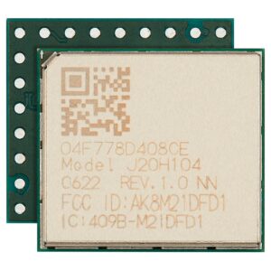 Modulo WiFi Bluetooth PS5 J20H104 FCC ID AK8M21DFD1 vista superior con blindaje