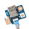 Placa USB lateral ASUS TUF Gaming A17 FA706IHR DA0NJITB8A0 REV A con puerto USB-A y flex