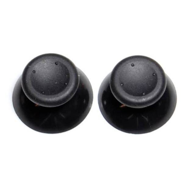 Par de thumbsticks negros repuesto para mando Xbox 360