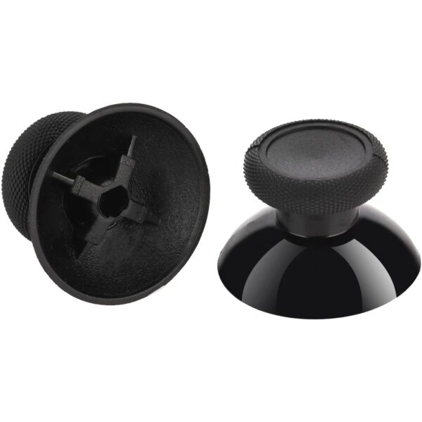 Thumbstick Xbox One negro con superficie moleteada y encaje en cruz inferior